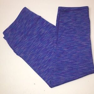 Athleta crop pants blue purple size M